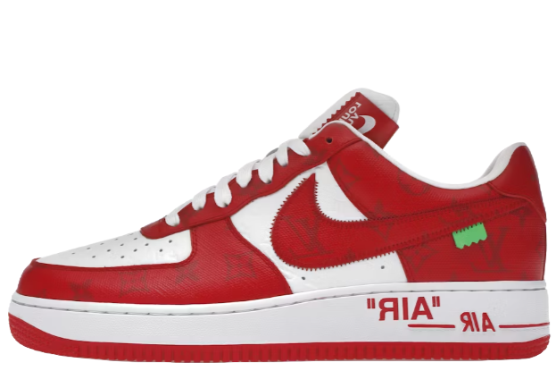 Force 1 Low By Virgil Abloh White Red