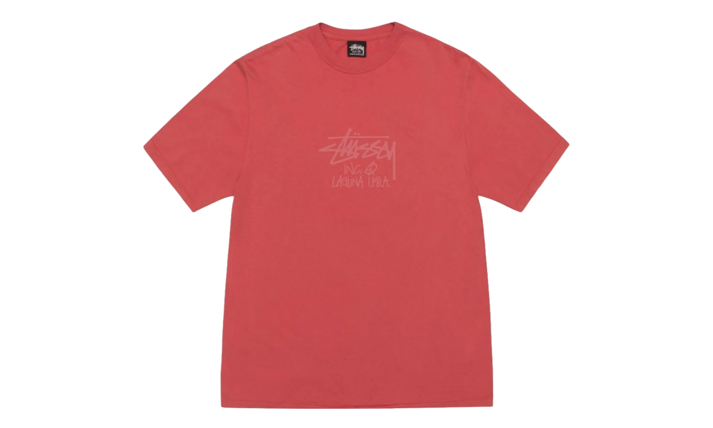 Laguna USA Pigment Dyed Tee "Guava" STUS390