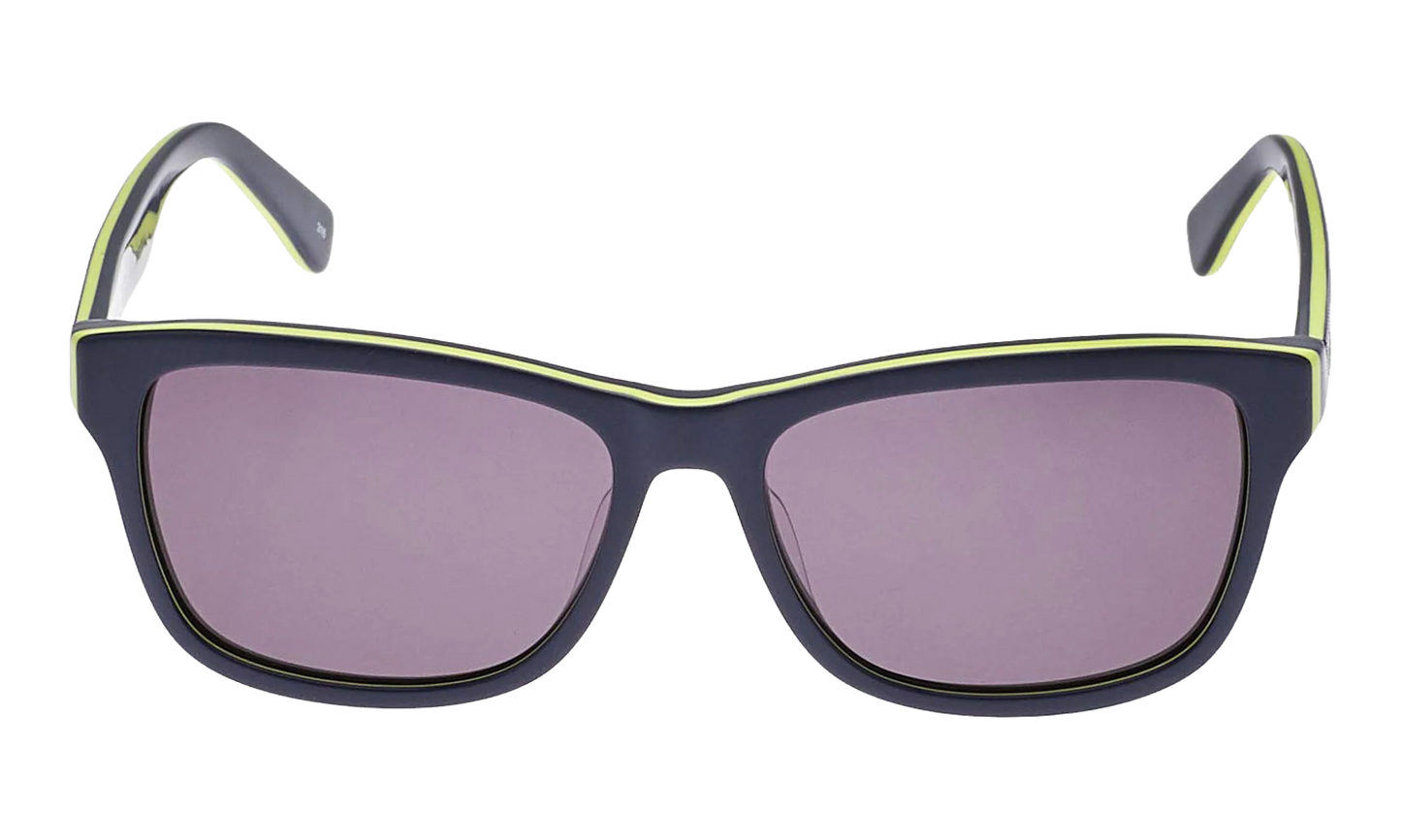 Rectangle Sunglasses "Blue/Yellow" L683S-414
