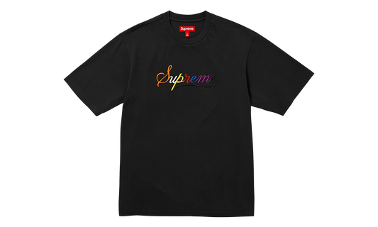 Cursive S/S Top "Black" SU27337