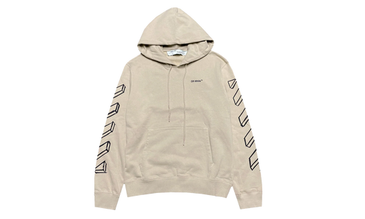 Outline Marker Arrow Hoodie "Beige" OMBB097G20FLE0021710