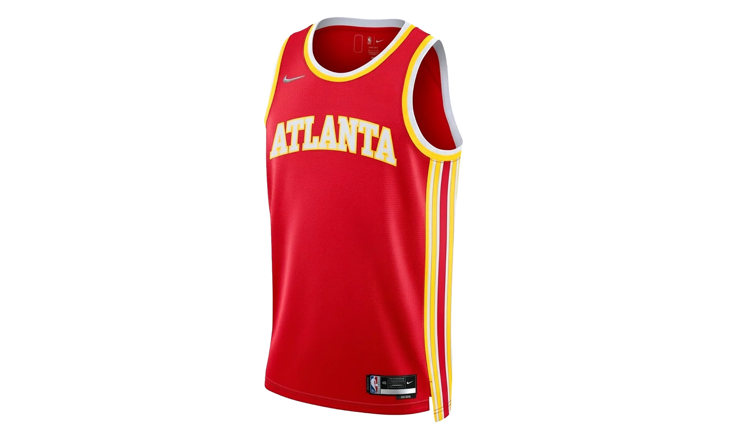 Atlanta Hawks 21/22 Diamond Icon Edition NBA Swingman Jersey "Red" DN2604 657