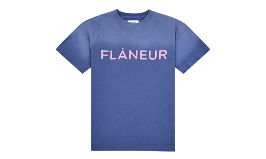 Washed Puffed Logo Tee "Purple" F15147