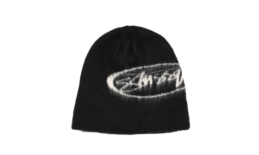 Brushed oval skullcap "Black" STUS330