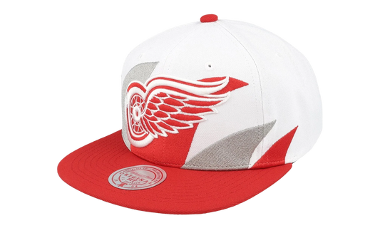 NHL Vintage Sharktooth Snapback Cap "Detroit Red Wings - White" 6HSSSH22088 DRWWHIT