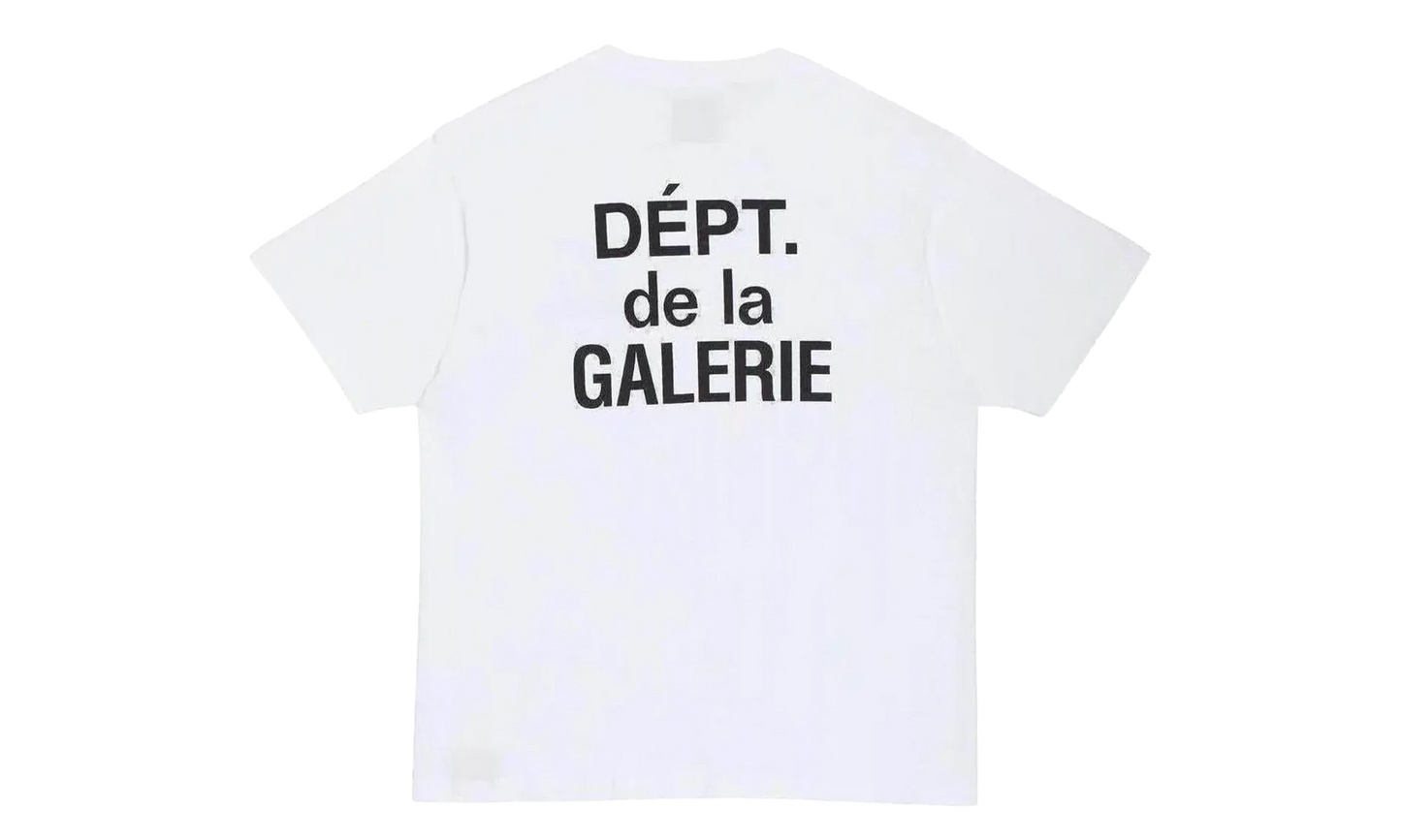 French T-Shirt "White / Black" GD016