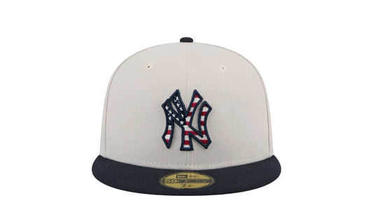 New York Yankees Independence Day 2024 59FIFTY Fitted Hat "Grey" 60506385