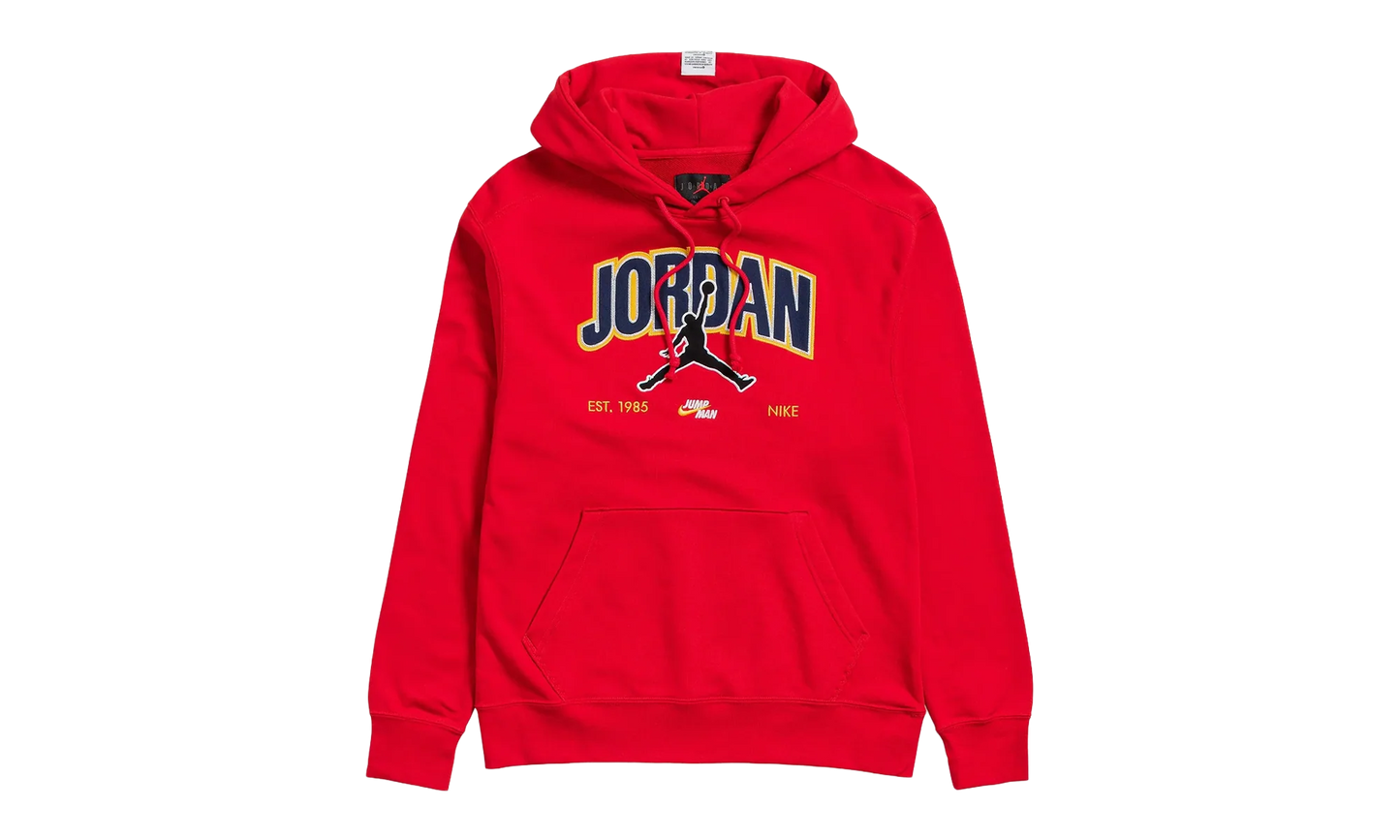 Jordan Jumpman Fleece Pullover Hoodie "University Red" DA7184 687