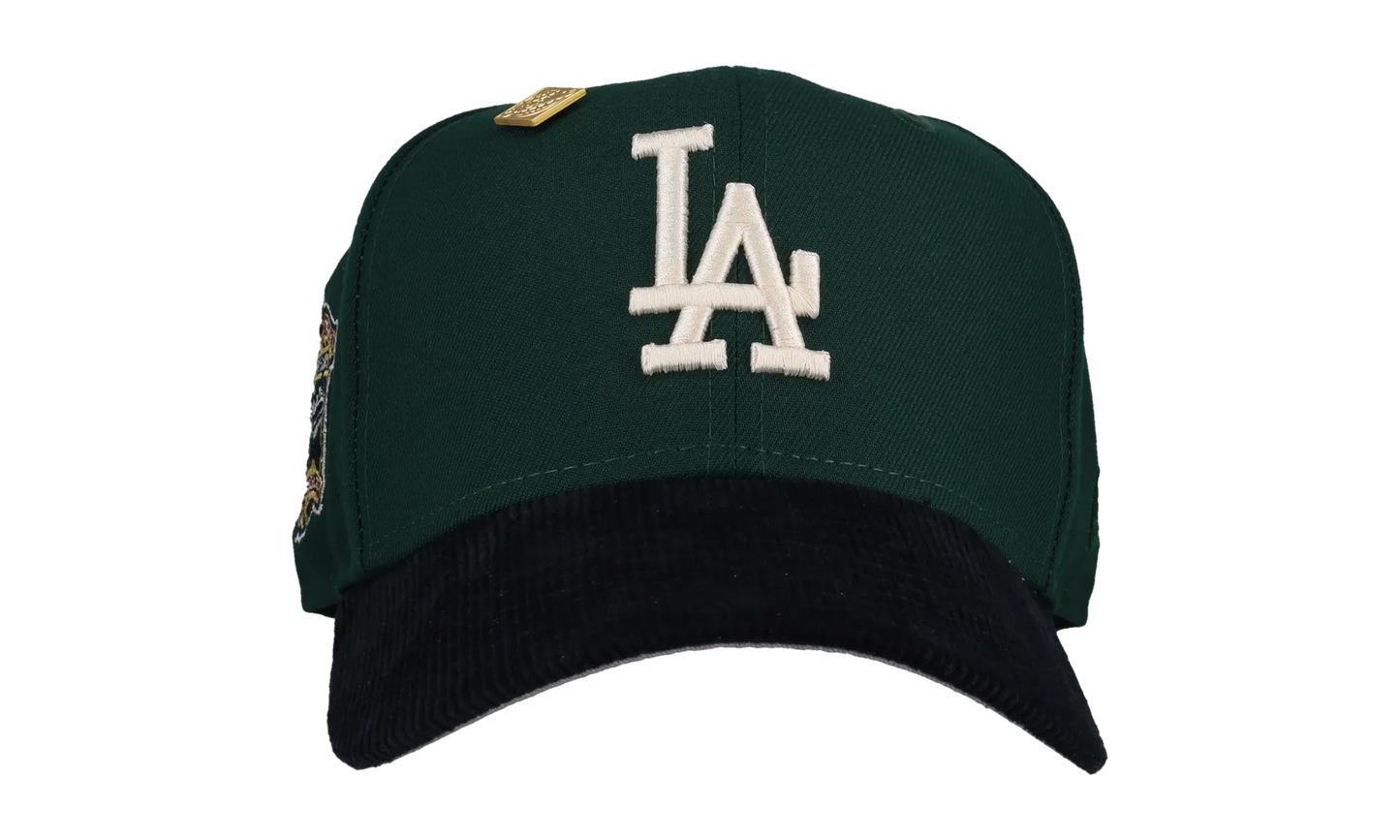 59FIFTY Los Angeles Dodgers 40th Anniversary Fitted Hat "Green / Navy - Corduroy Visor" NE144