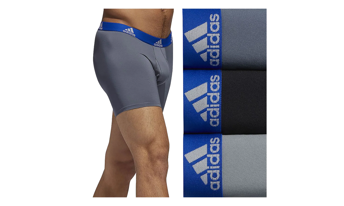 PERFORMANCE BOXER BRIEF (3-PACK) "Onix / Grey / Black" EX4438