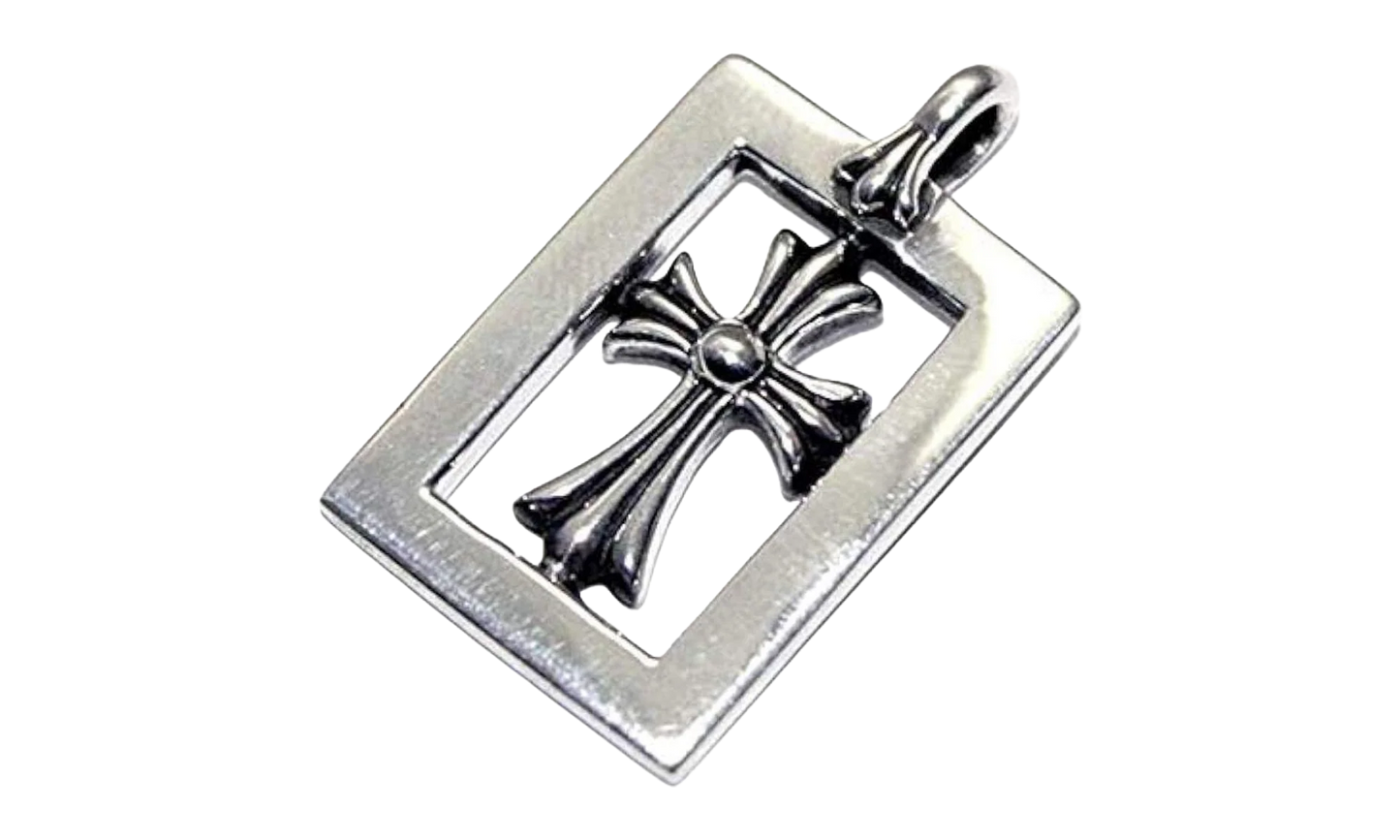 Framed Baby Fat Pendant "Silver" CHRM1037