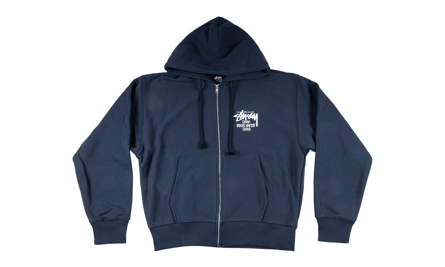 Ginza Zip hoodie "Dover Street Market - Navy" STUS430