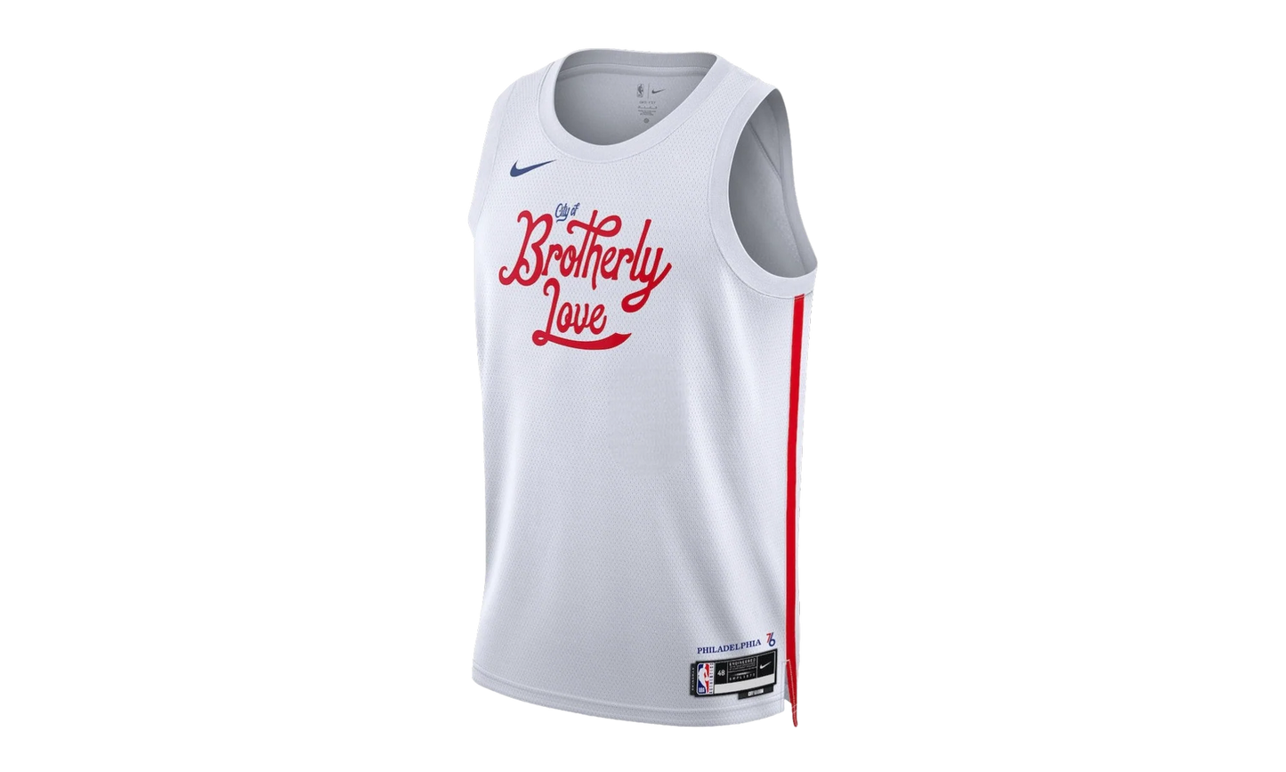 NBA Philadelphia 76Ers 2022/23 City Edition Swingman Jersey "White" DO9640 100