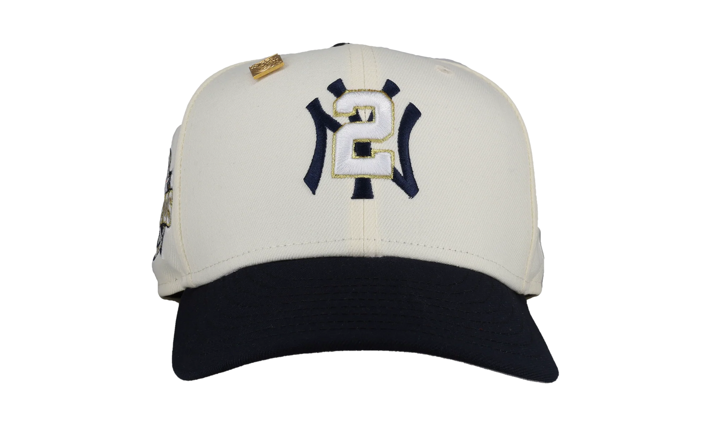 59FIFTY New York Yankees Generational Legends Derek Jeter Fitted Hat "Cream / Black" NE284