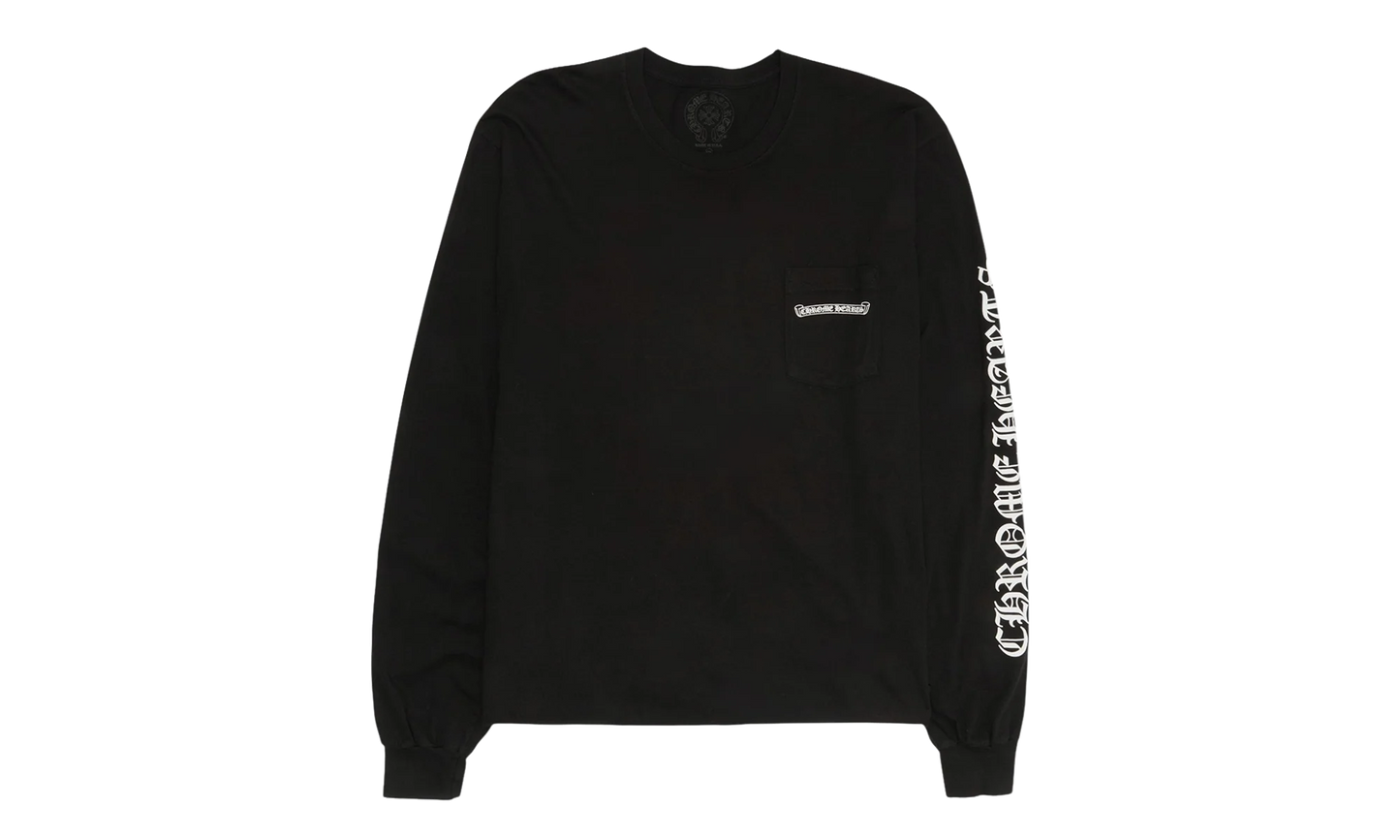 Scroll Logo Long Sleeve T-Shirt "Black / White" CHRM1127