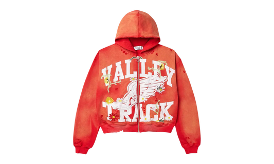 Garden Zip Up Hoodie "Red" UOOHT1N6