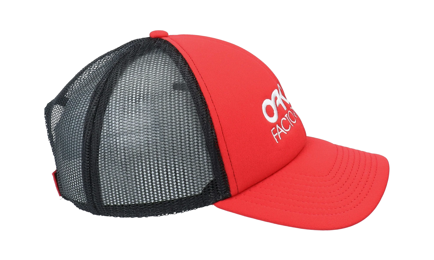 Factory Pilot Trucker Hat "Redline / Uniform Grey" FOS900510 9S6