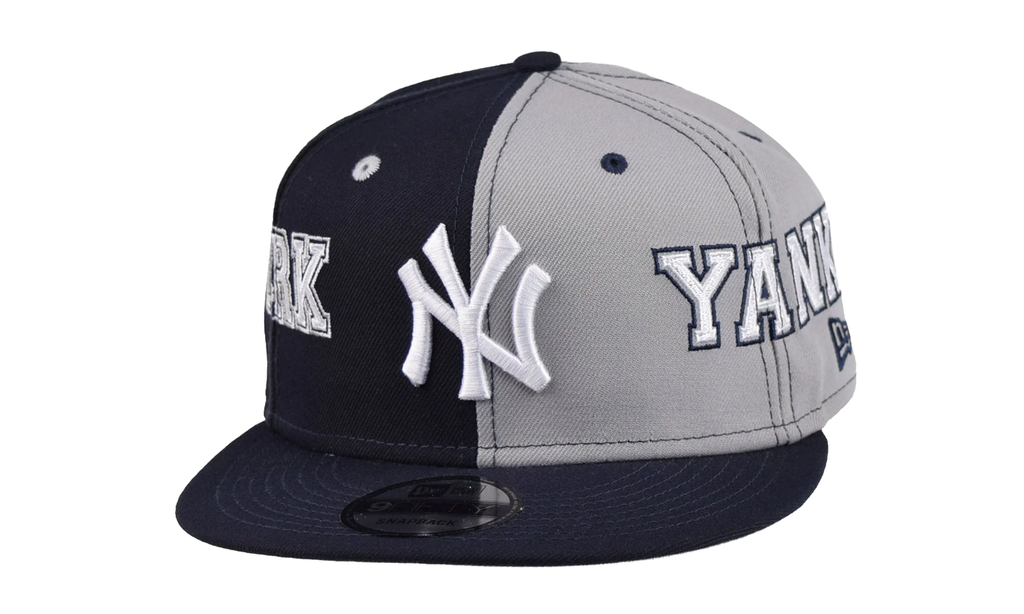 9FIFTY New York Yankees Team Split Snapback "Navy / Grey" 60296597