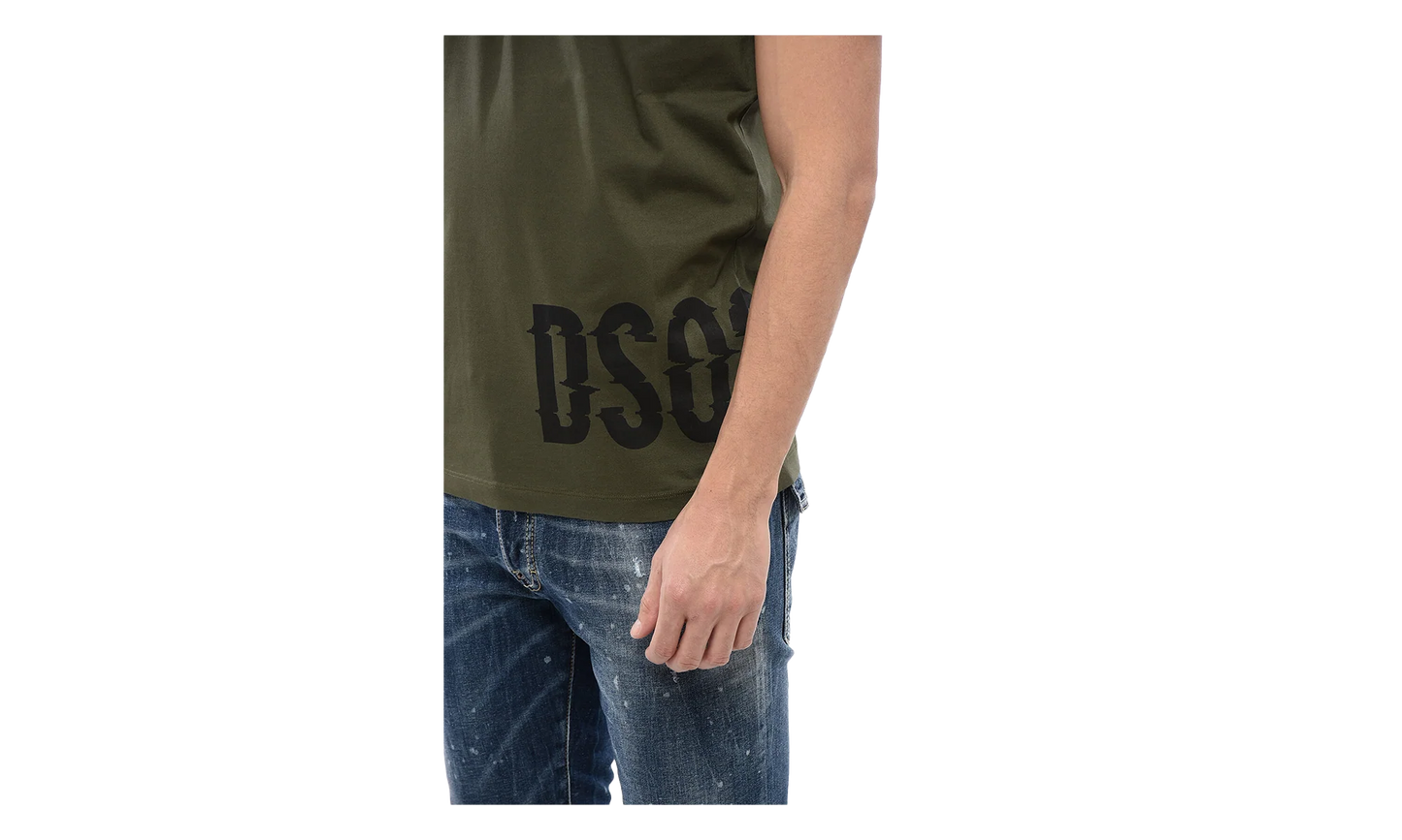 DSquare SS Tshirt "Military Green" S74GD1261S23009695