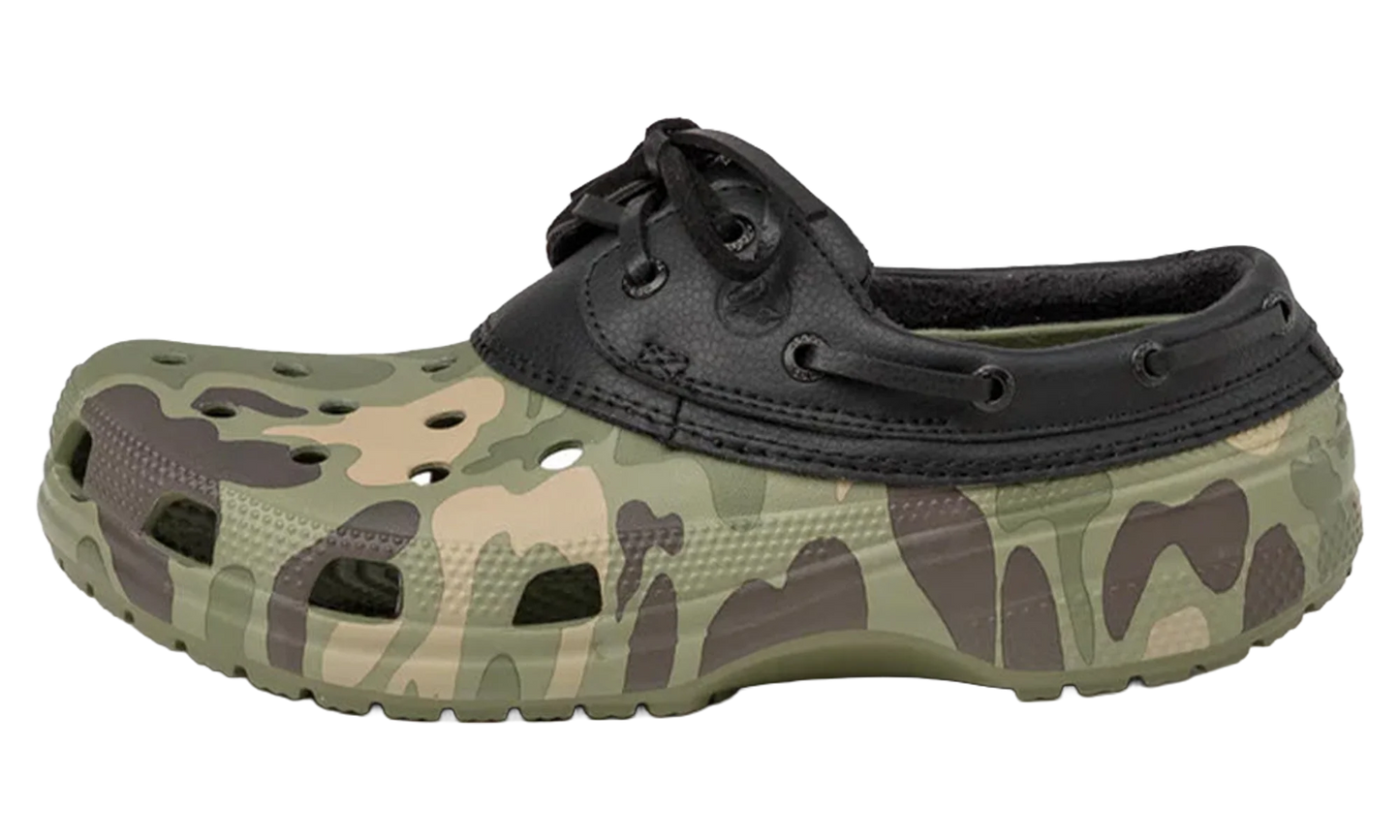 Classic Duck Camo Boat Shoe "Black" 212951 0SL
