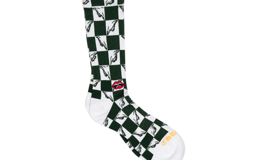 Matty Boy 99 Eyes Socks "Green / White" CHRM0717