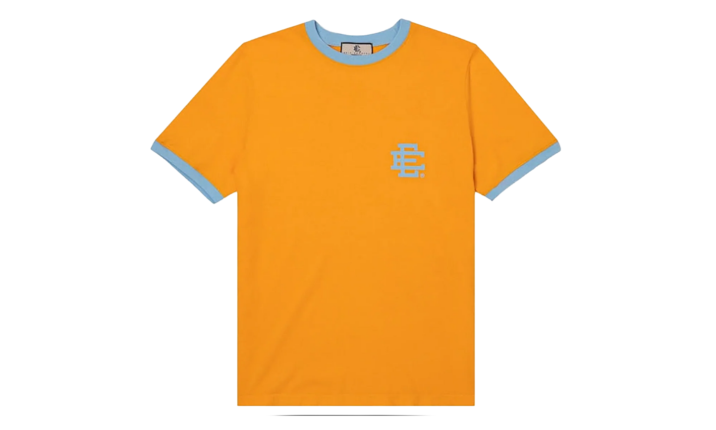 EE RINGER T-SHIRT "SS23 - Dark Yellow/Pale Blue" EE521
