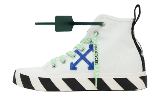 Vulcanized Mid Top "White Blue Arrow" OMIA119F22FAB0010146