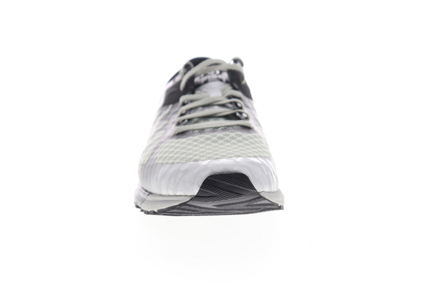 Chaser Mens Silver Gray Mesh Low Top Athletic Cross Training Shoes