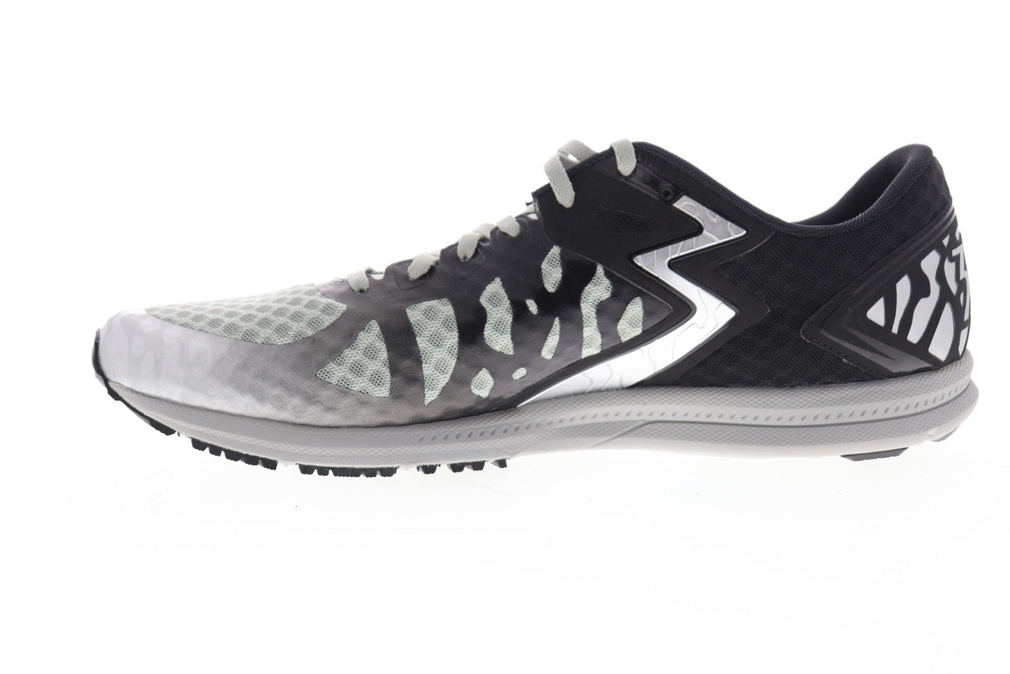 Chaser Mens Silver Gray Mesh Low Top Athletic Cross Training Shoes