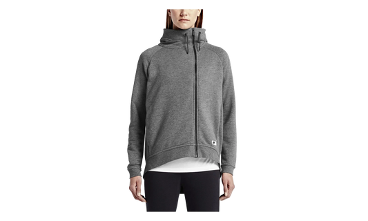 NSW Modern Cape Full Zip Hoodie WMNS "Medium Heather Grey" 804577 091