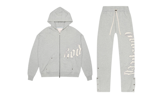 OG Logo Sweatsuit V2 "Heather Grey" I8BP9T8C
