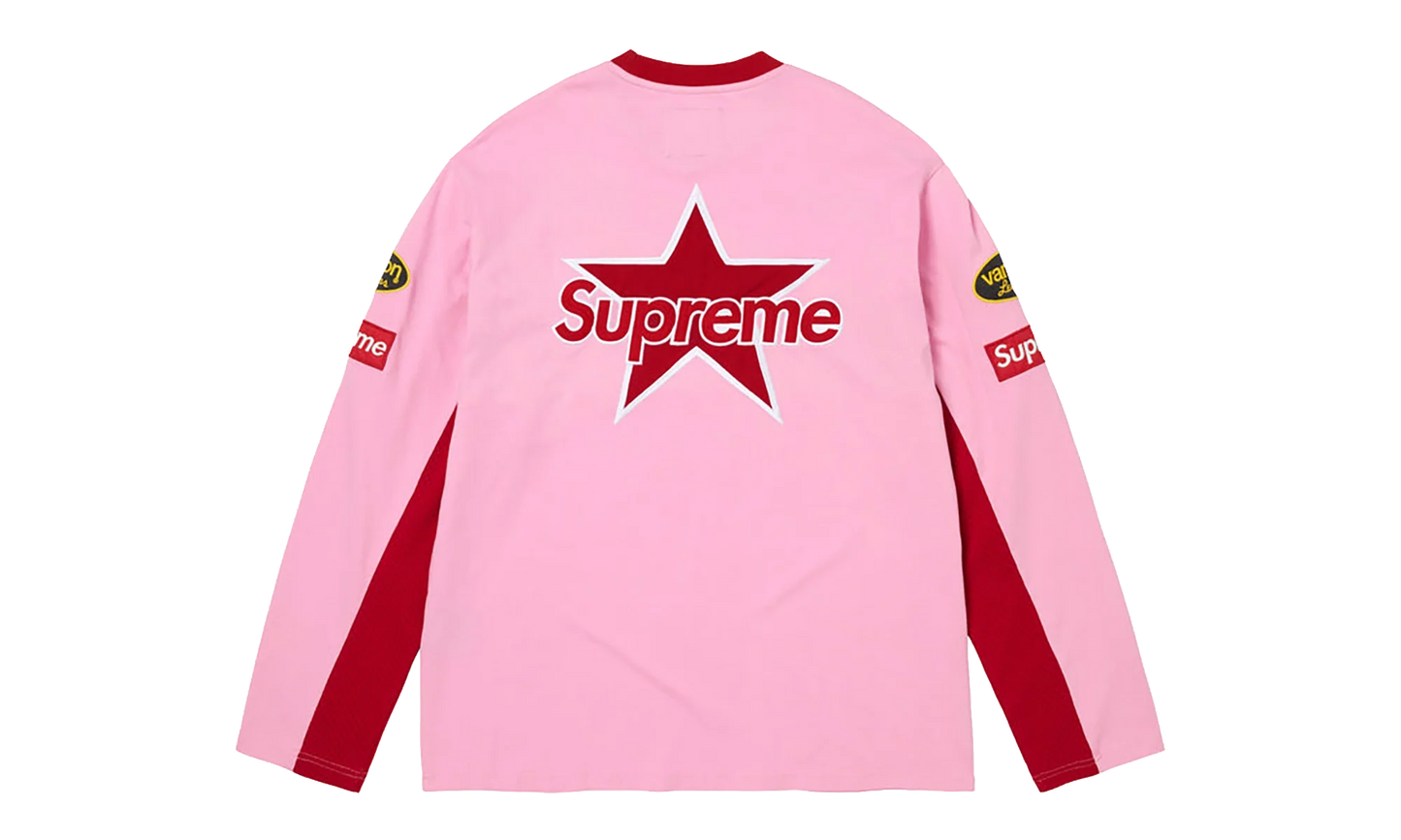 Vanson Leathers® L/S Top "SS26 - Pink" SU27019