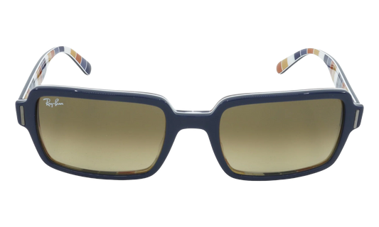 RECTANGULAR SUNGLASSES "BLUE ON STRIPES ORANGE" RB2189-132085_54