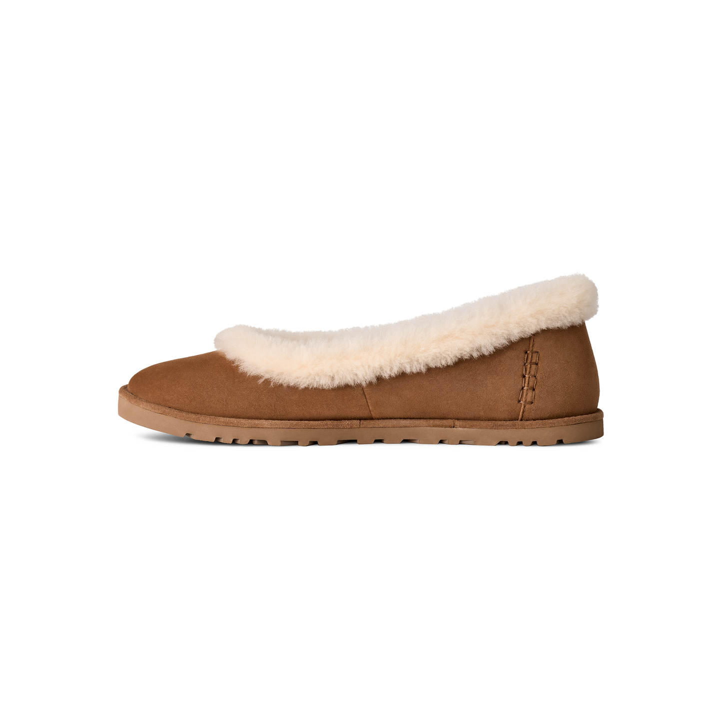 Women's Zora Ballet Flat in Chestnut