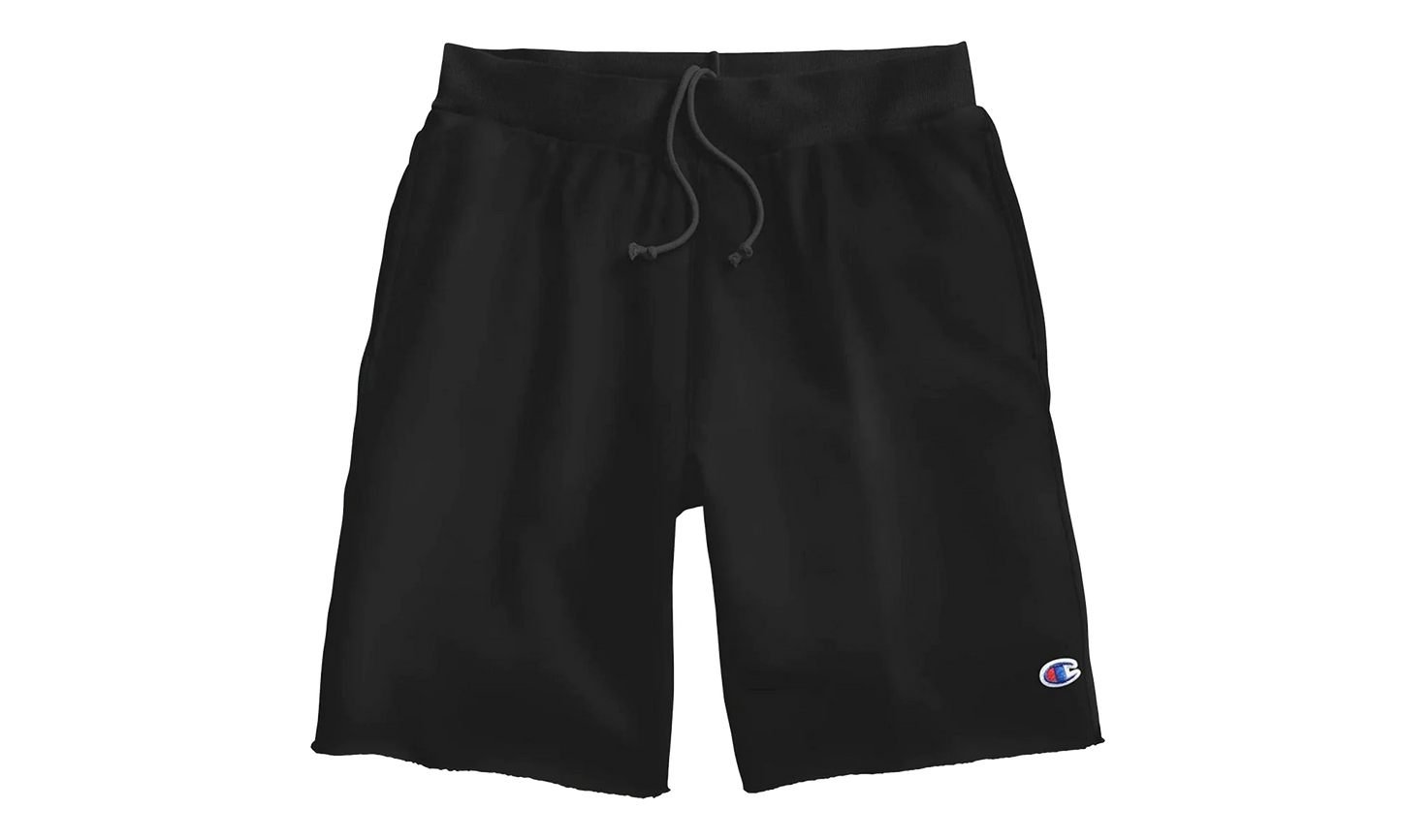 C-Life Reverse Weave Cut Off Shorts "Black" 89597 001