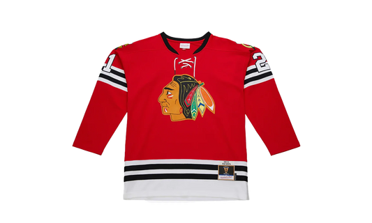 NHL Stan Mikita Dark Jersey "1960 Chicago Blackhawks - Scarlet" JY9064 CBHSCAR
