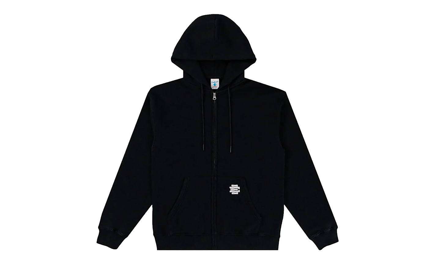EE FULL ZIP HOODIE "FW23 - Black/Grey" EE833