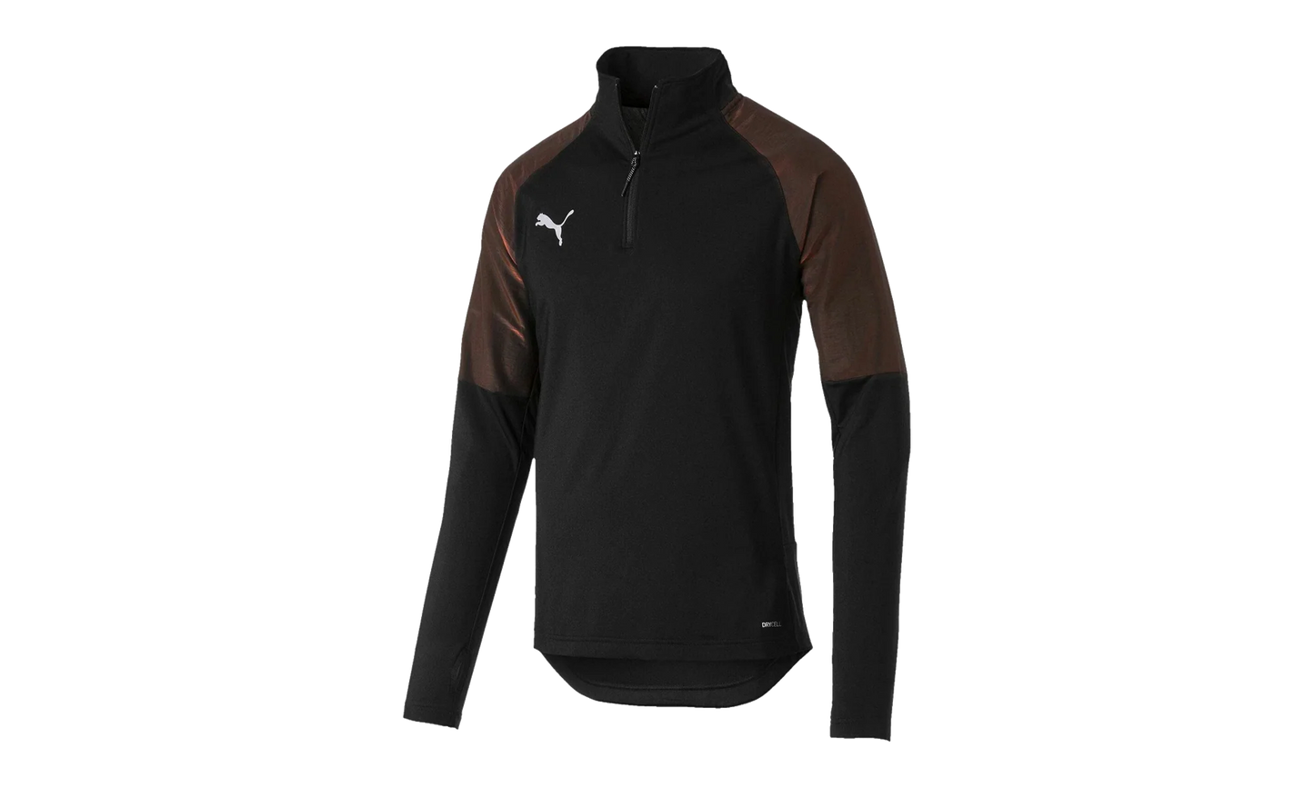 FTBL NXT 1/4 Zip Top Jacket "Puma Black / Red Blast" 656173 01