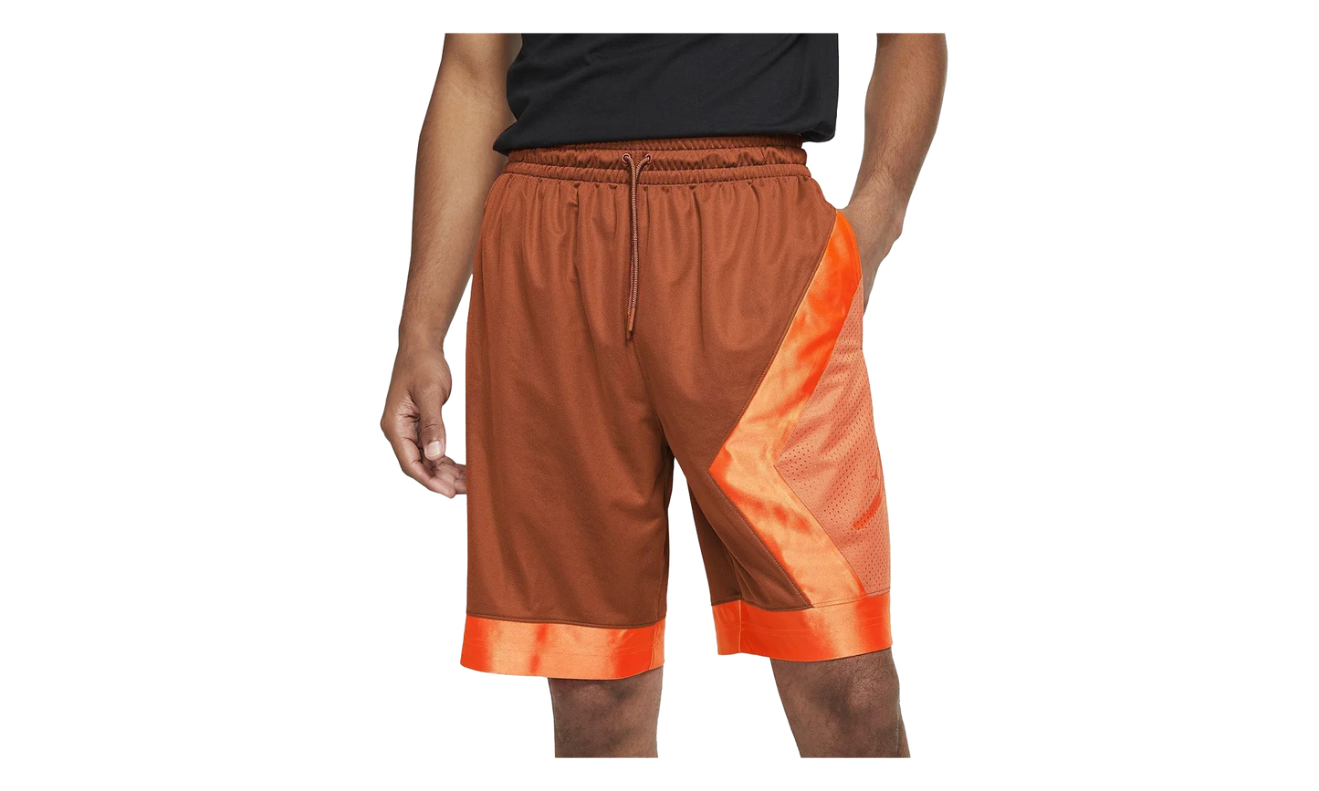 Air Jordan Jumpman Diamond Short "Dark Russet / Total Orange" AV3206 246