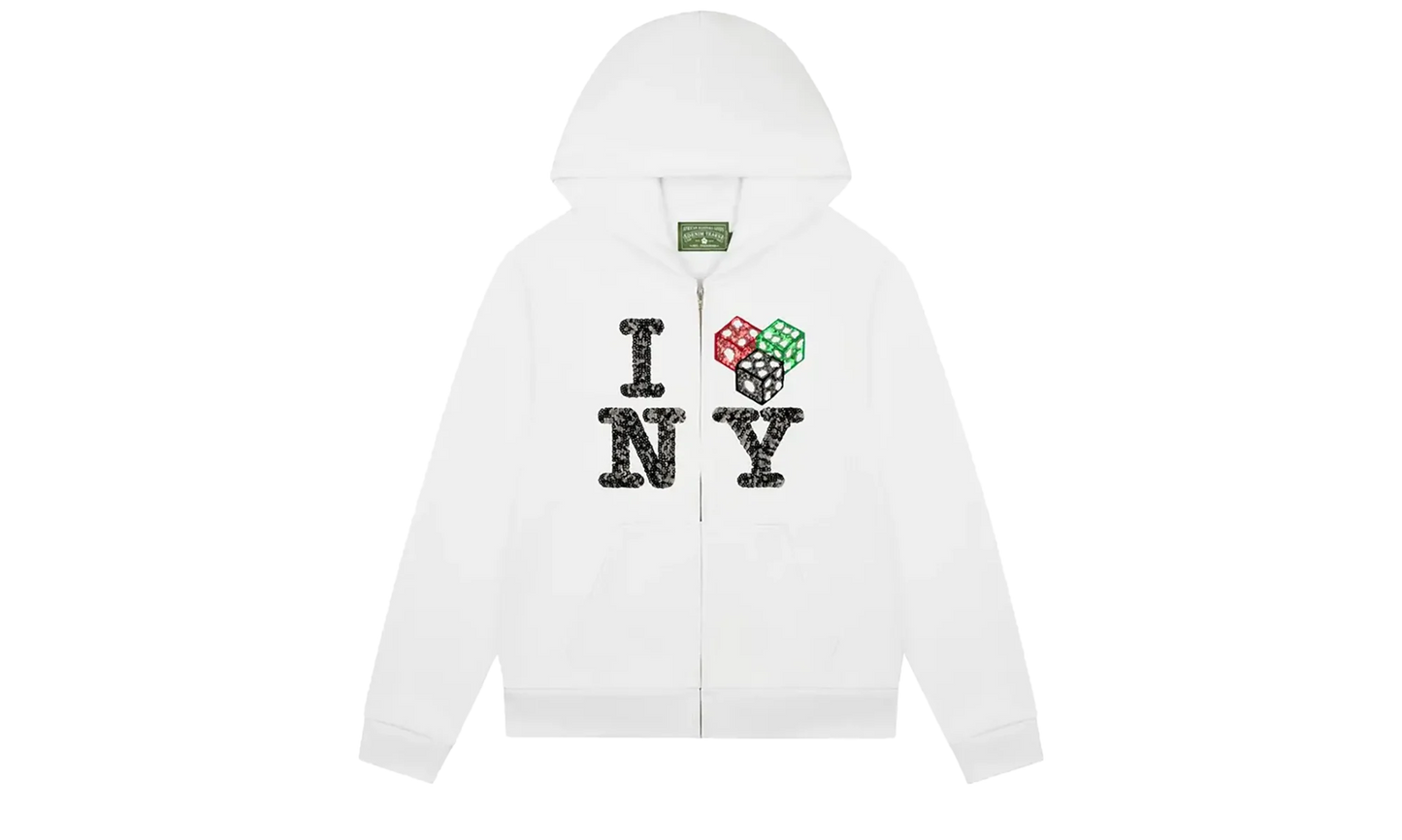 Cee-Lo NY Zip Hoodie "White" DT285