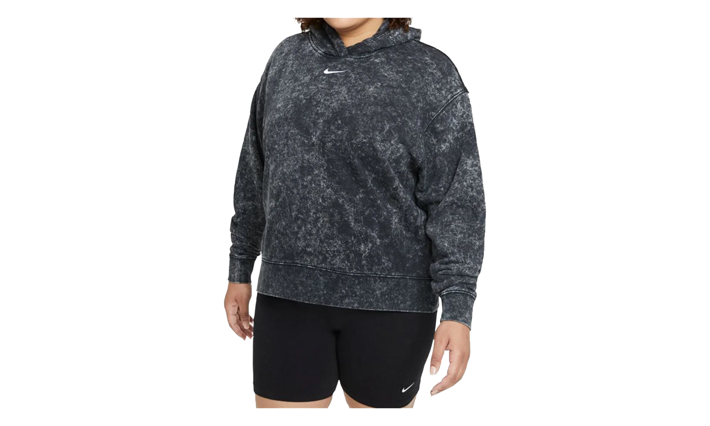 Washed Fleece Hoodie WMNS "Black / White" DD5640 010