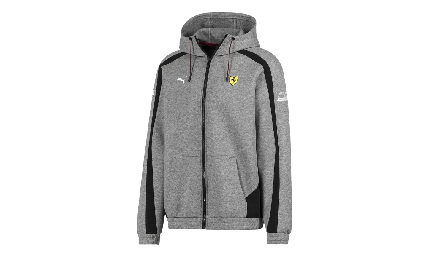 Scuderia Ferrari Hooded Sweat Jacket "Medium Gray Heather" 596145 03