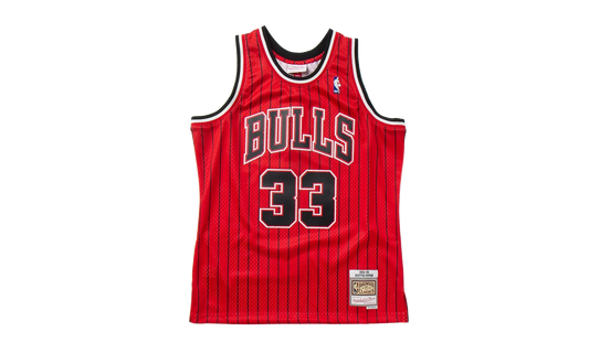 NBA Scottie Pippen Reload Swingman Jersey "1995 Chicago Bulls - Scarlet" SMJYAC19152 CBUSCAR95SPI