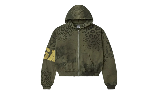 Safari Zip Up Hoodie "Olive" VAL121