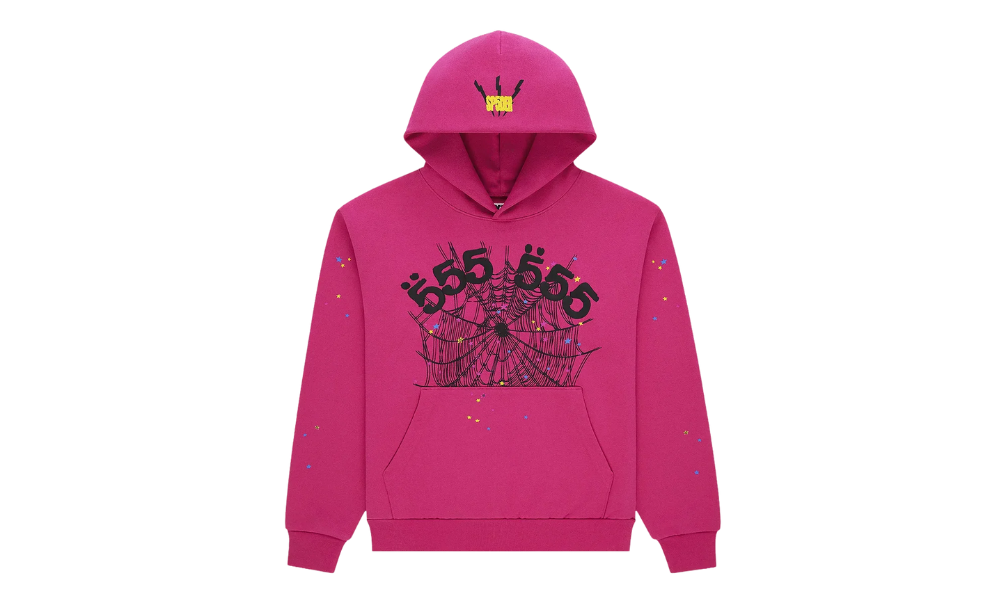 Angel Number Hoodie "Pink" SP5der307