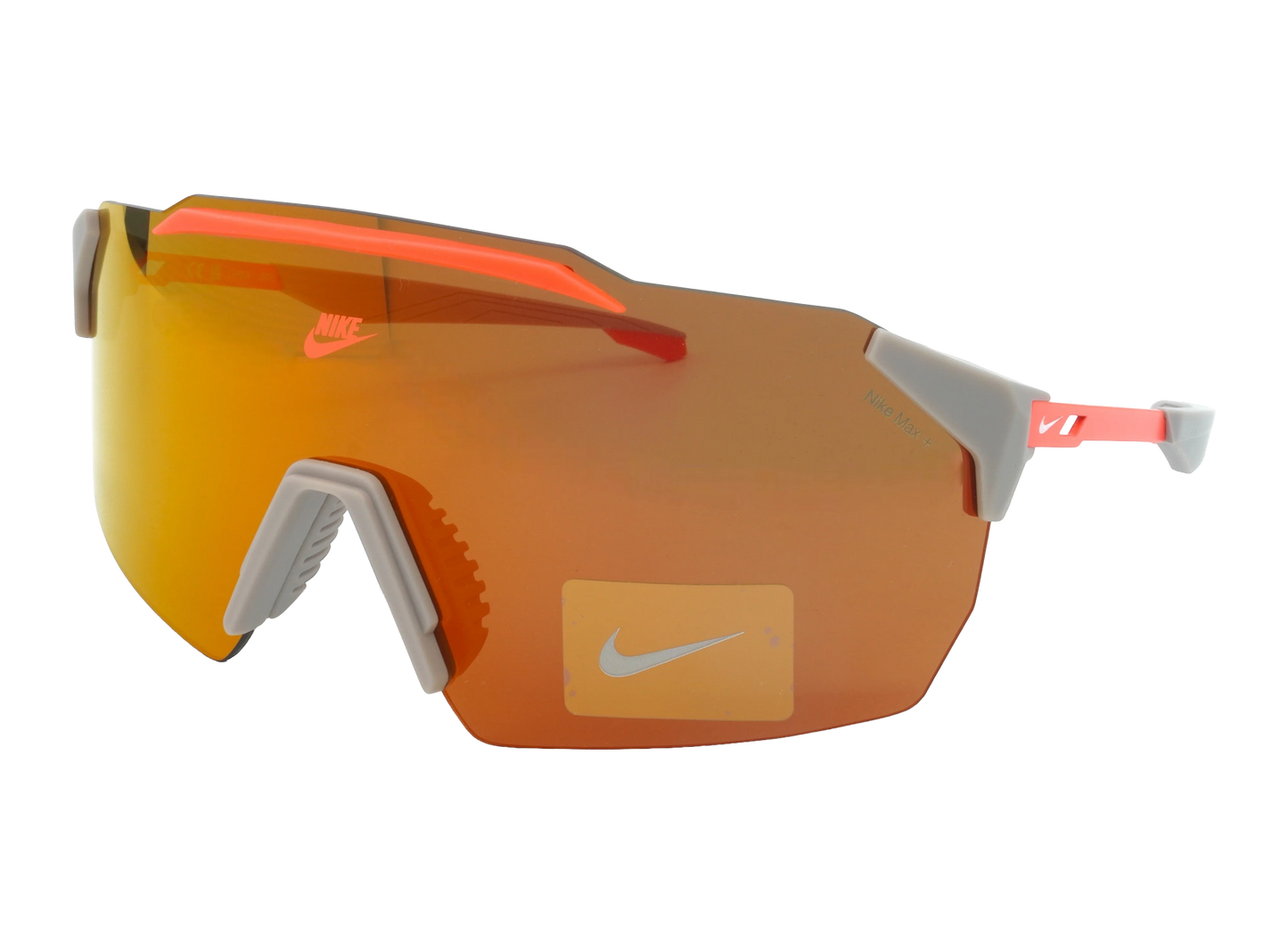 Limitless Shield Mirrored Sunglasses "College Grey / Orange Mirror" IB3521X 009