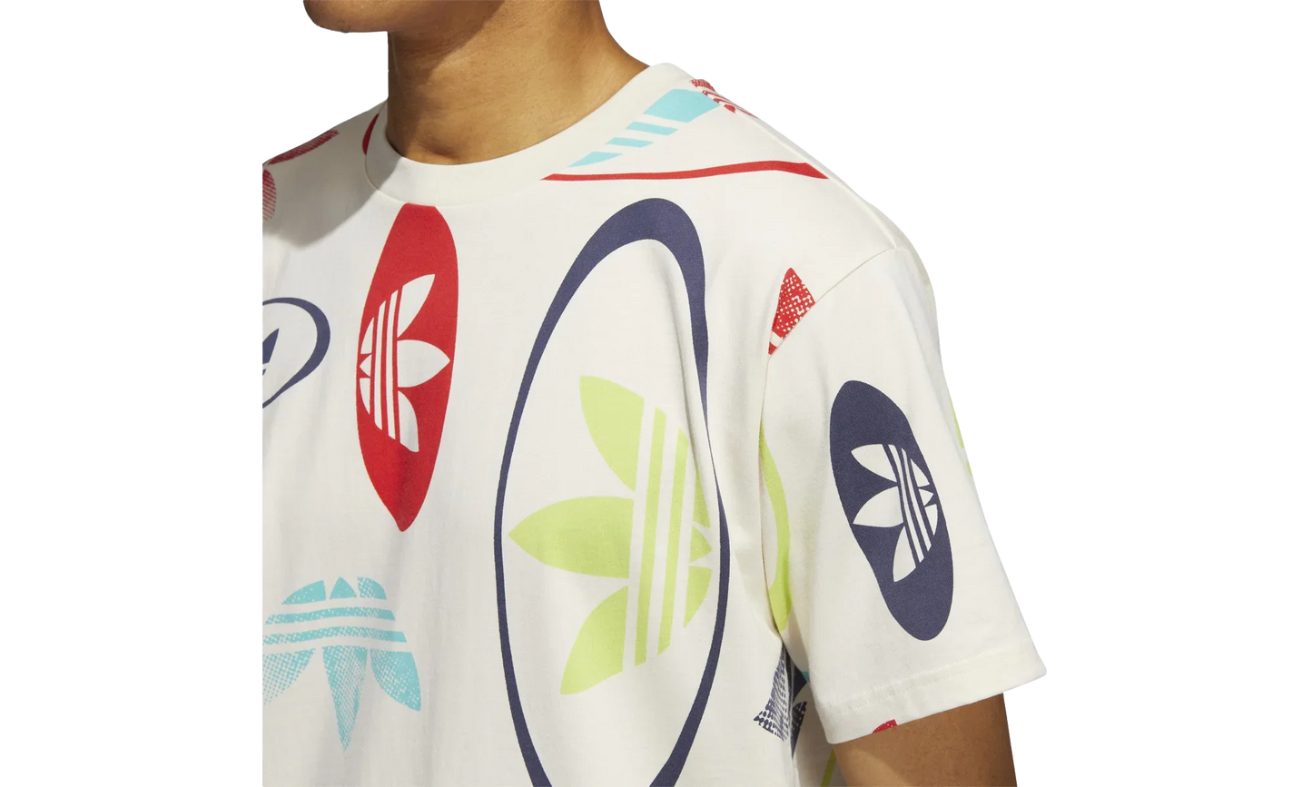 All-Over Print Tee "Wonder White Multi Color" HG3873
