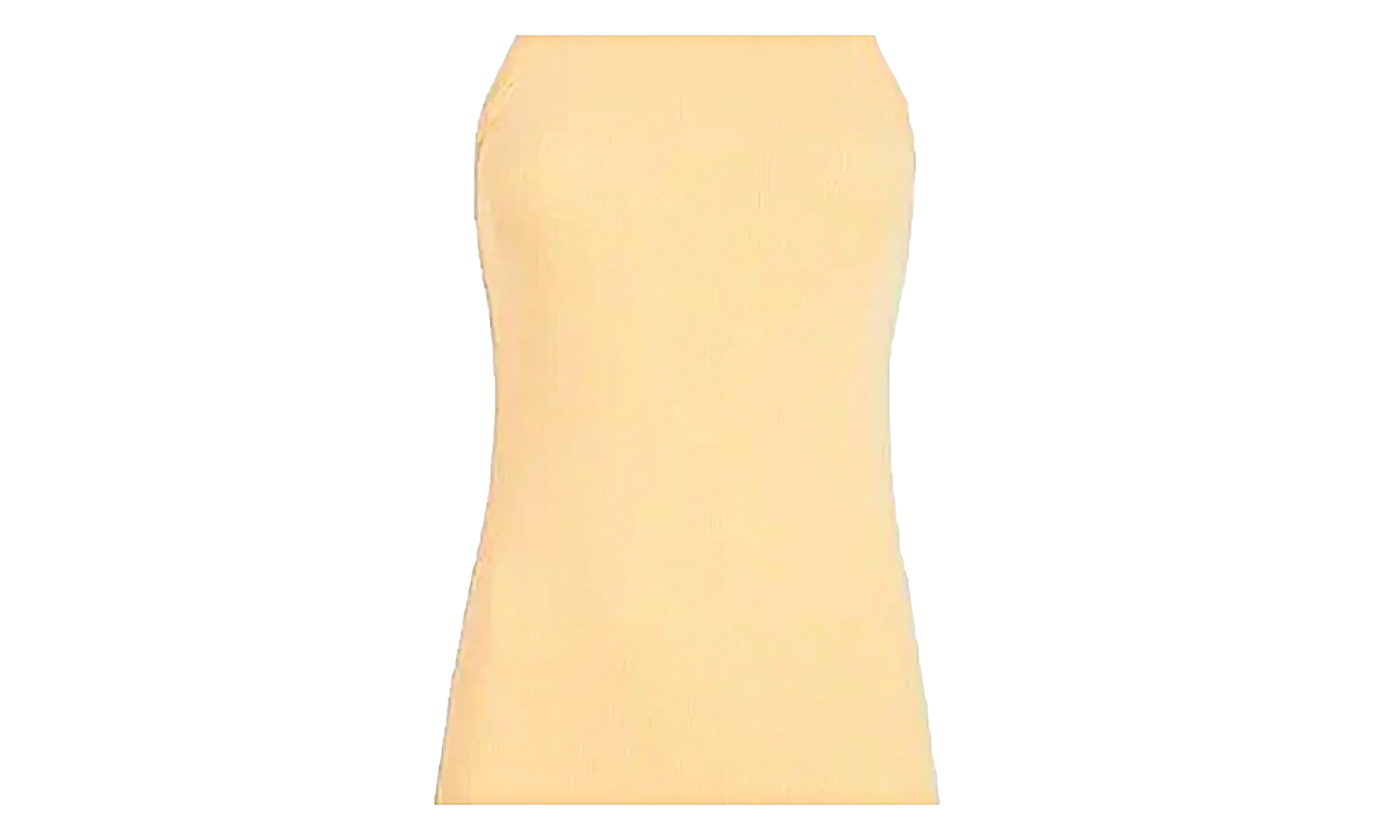 Lyra Waffle Mini Dress "Pastel Orange" KITH58
