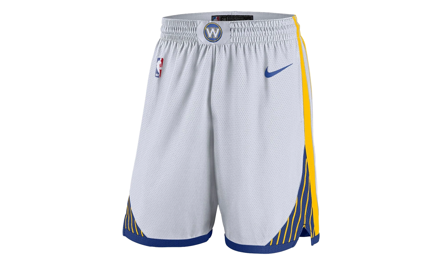 NBA Swingman Shorts GS "Golden State Warriors Association - White" 9Z2B7BAB2 WAR