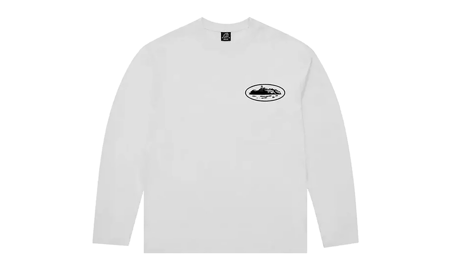 OG ISLAND LS TEE "WHITE" CO03